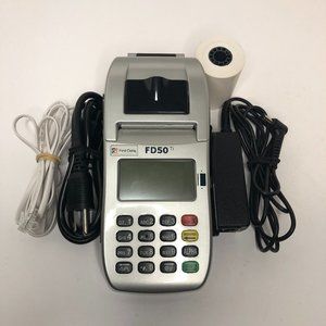 First Data FD50 Credit Card Terminal Business Office